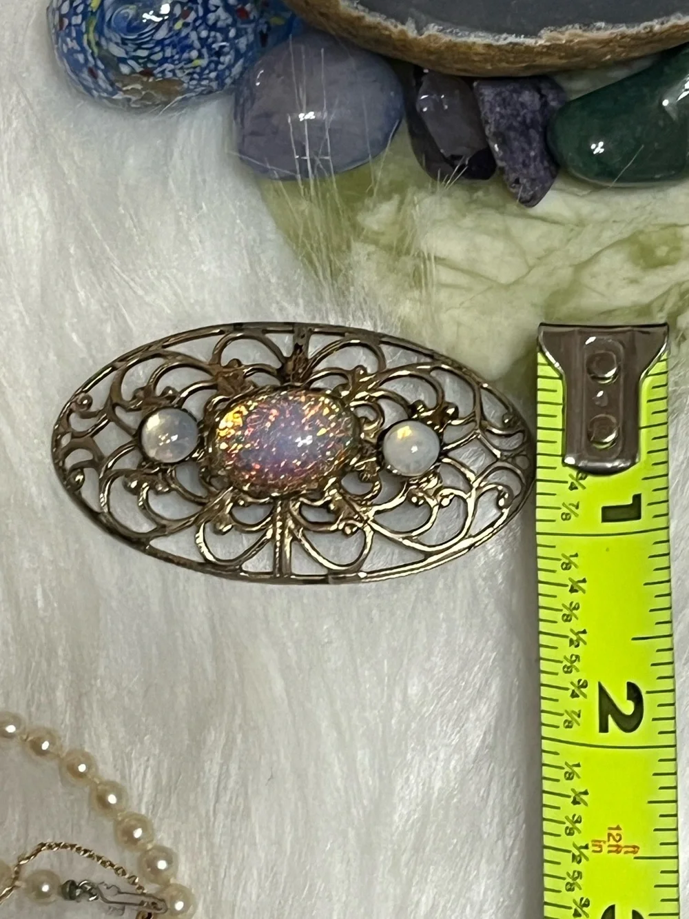 Vintage Opal Brooch